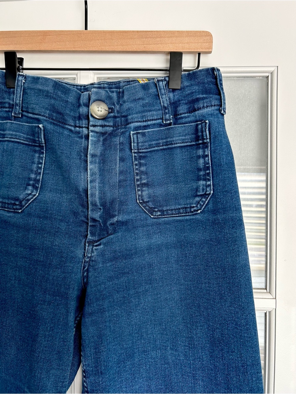Maeve Colette High-Rise Wide-Legged Cropped Jeans - Picture 2 of 8